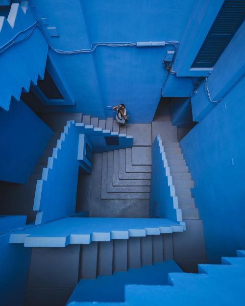 upstairsdownstairsandinbetween: La Muralla Roja, Calpe, Spain, Ricardo Bofill Architects,Lucy H