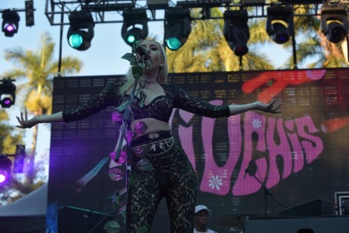 Kali Uchis performing at Bahidorá Fest in México.