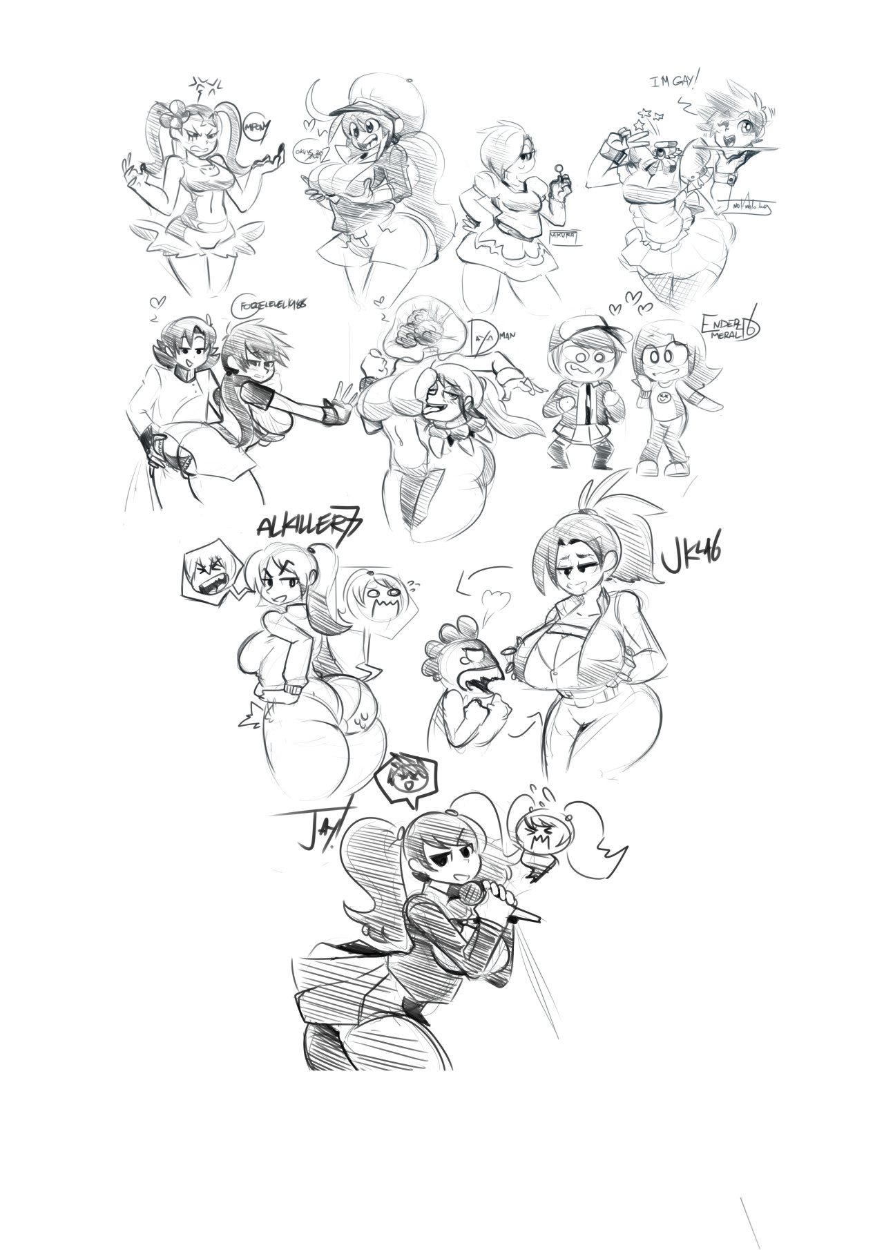todays stream doodle :)if you like my work please consider supporting me on patreon~!