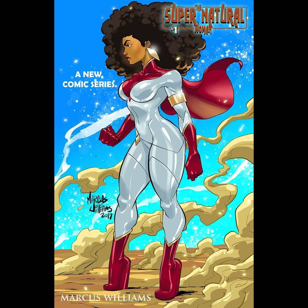 idelacio: marcusthevisual: The countdown begins. “The Super Natural Woman” #1,