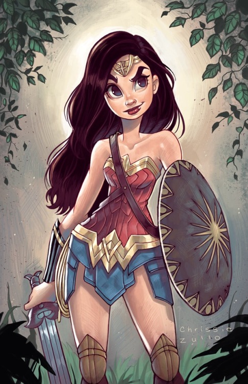 chrissiezullo:Colored in my Wonder Woman sketch from last week! Had to get it out of my system 🤓. !  follow 4 more