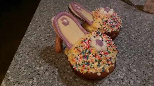High Heel Pumpkin Cupcakes