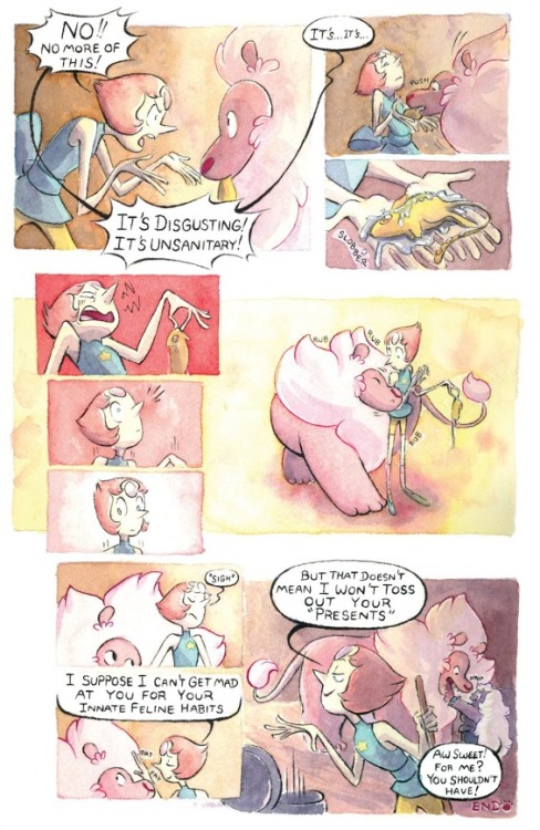 tormentososo:  Lion’s Share by Grace Kraft, from Steven Universe Comic #6