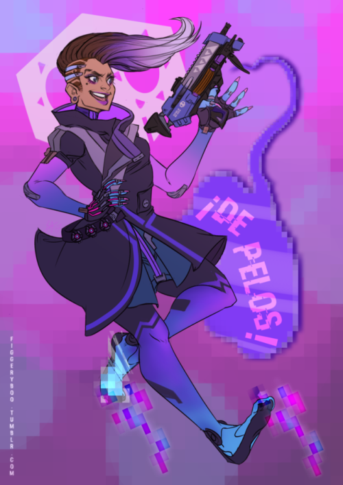 figgeryboo:Completed Sombra print!! Might make an online store to sell it as well. It’ll be up for sale at OMG!Con in Owensboro, KY.