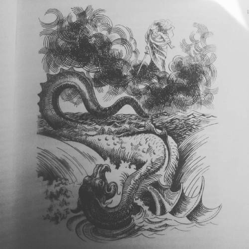 #seamonster #leviathan#engraving