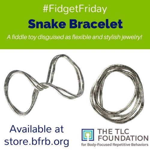 Check out this week&rsquo;s #FidgetFriday! Not only is the Snake Bracelet a fun fiddle toy, but it&r