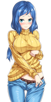 cuteanimemoms:    やっぱり人妻っていうあれが #今まで描いた中で一番でかい乳を晒せ   