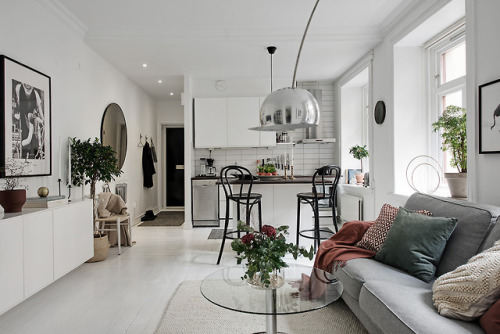 Small Light Apartment With Some Pastel Statements | Goteborg, SwedenLayout:(Source: alvhem.com)