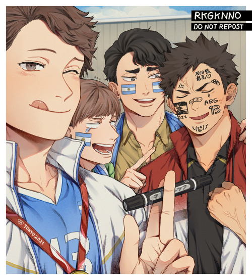rkgknno:Iwa-chan gets punished for not joining his former captain! Punishment tradition~ 