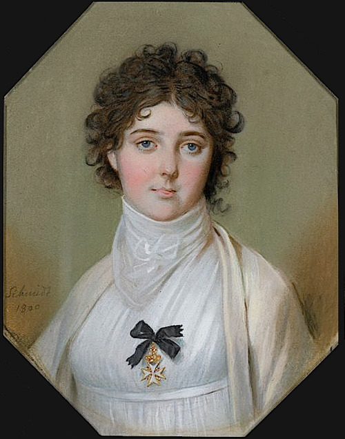 Emma, Lady Hamilton, wearing Maltese Cross by Johann Heinrich Schmidt, 1800