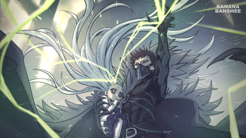 Mirio VS Overhaul, Fantasy AU part2 ⚔️Part1 • Costume designs• Overhaul’s control spell