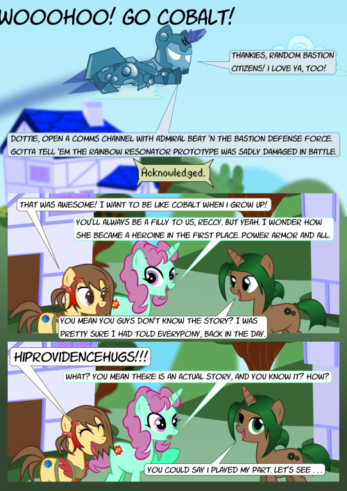 askthecookies:  Comic: Cobalt Origins - Part I  =O