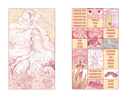 crayfishcoffee:Pygmalion / Galatea~ A Trans Retelling ~printed on white &amp; semi-transparent v