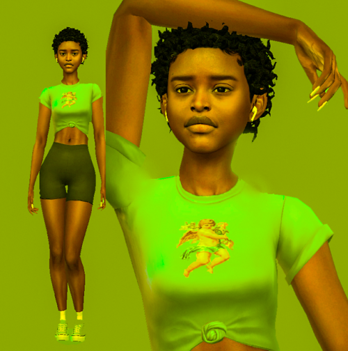 weirdblkgirlsims: mood changes like these colors. Skin: @thisisthem Shirt: @ridgeport FREE on PATREO