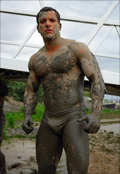 yachirobi: lurpy2004:  men and mud yum!  I wouldn’t call the mud yummy, but I do think it make