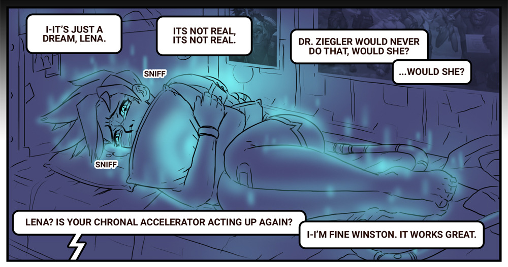 sunnysundown:  blackbookalpha:  Taking a break from Gremlin D.Va comics, need to
