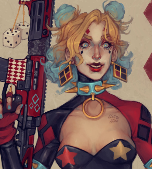 eedaeth:  ♦️Harley Quinn extended design porn pictures
