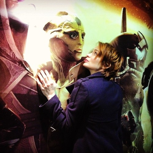 thisfeliciaday:  Visited @bioware in Edmonton and hung out with my true love, Thane.