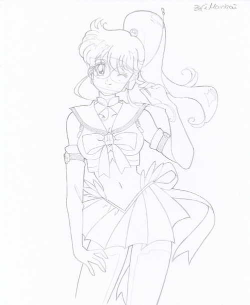  Super Sailor Jupiter and old Sailor Jupiter design :3 Used ref 