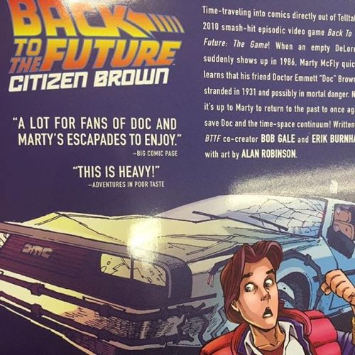 Wise words indeed. BTTF: Citizen Brown TP, on sale now - https://bigcomicpage.com/2017/01/04/review-