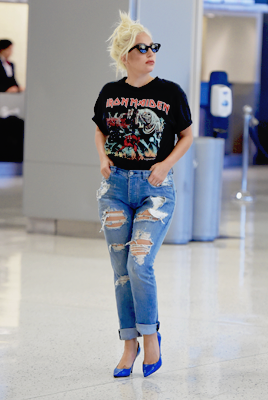 ladyxgaga: July 1st, 2015: Arriving at JFK airport in New York City