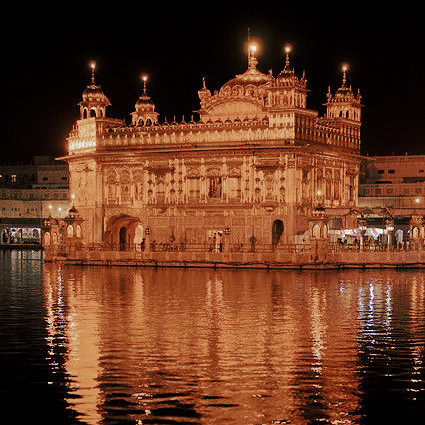 the golden temple of amritsar, india