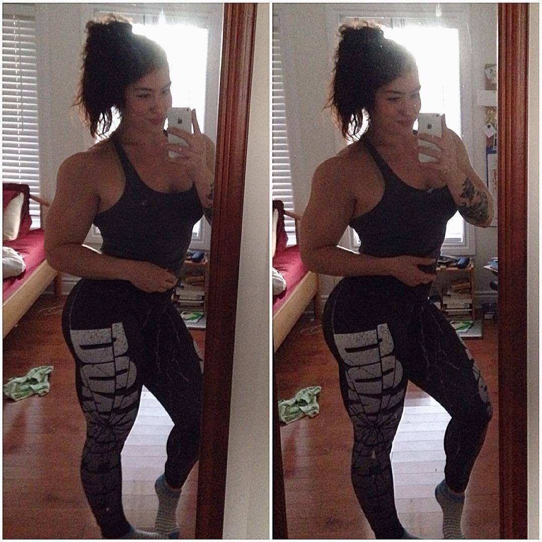 bigbicepsgirls:  Had to take a selfie in my new @officialdoyoueven pants