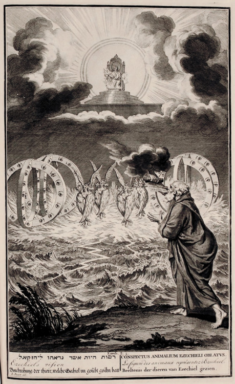 Bernard Picart (1673-1733), ‘Ezekiel’s Vision’, “Taferelen der voornaamste geschiedeniss