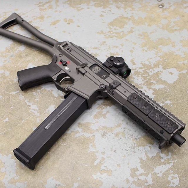 revengeofthemudbutt:  badger-actual:LWRC SMG-45.  coffeeandspentbrass, you remember