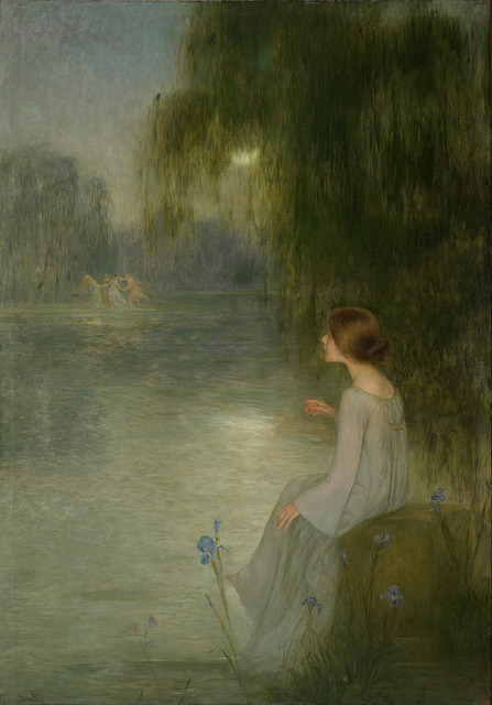 cameoheart:Joan Brull (Spanish, 1863-1912) -“Dream” (from Google Art Project) by sofi01 on Flickr.