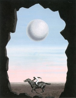 lonequixote:The Lost Jockey ~ Rene Magritte