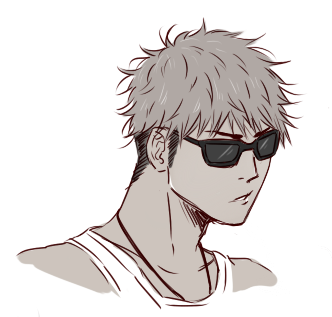 yuki119:  I’ve discovered that if you put sunglasses on Jean, no matter what, he