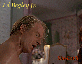 el-mago-de-guapos: Ed Begley Jr. with A Martinez She-Devil (1989) 