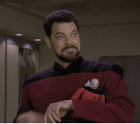 theimmortalmortal:Here is your daily dose of Commander Riker to get you though your day. Just random