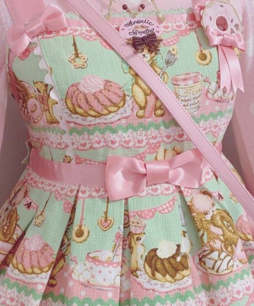 Porn photo :Angelic pretty little bears cafe in mint