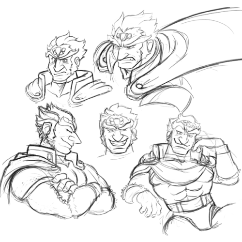 kormandel: Some Ganondorf doodles