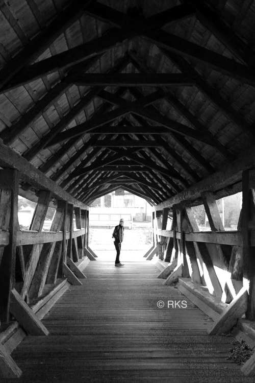 The oldest wooden bridge in Moravia.