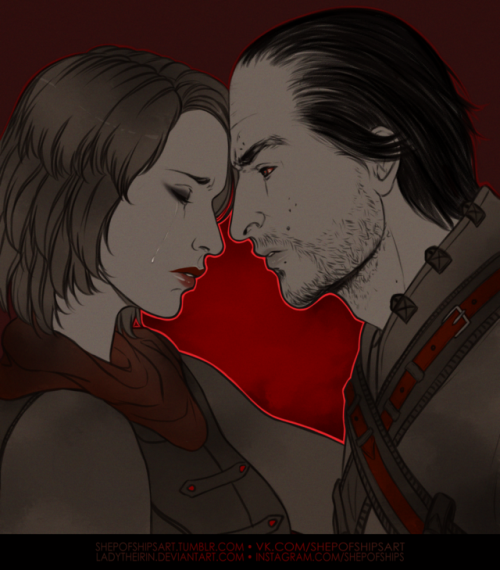 shepofshipsart:Elyssra Trevelyan and Raleigh Samson for wonderful makers-breath!It was a pleasure ♥T