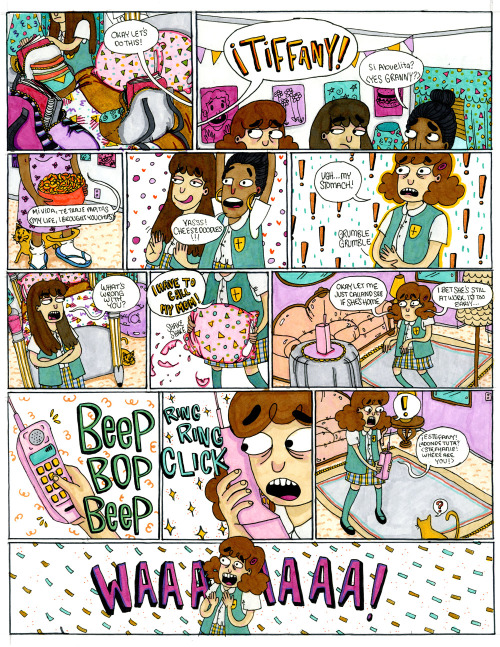 ourcomicsourselves:Stephanie Rodriguez’s work always feels like a throwback party to the 90’s. Fil