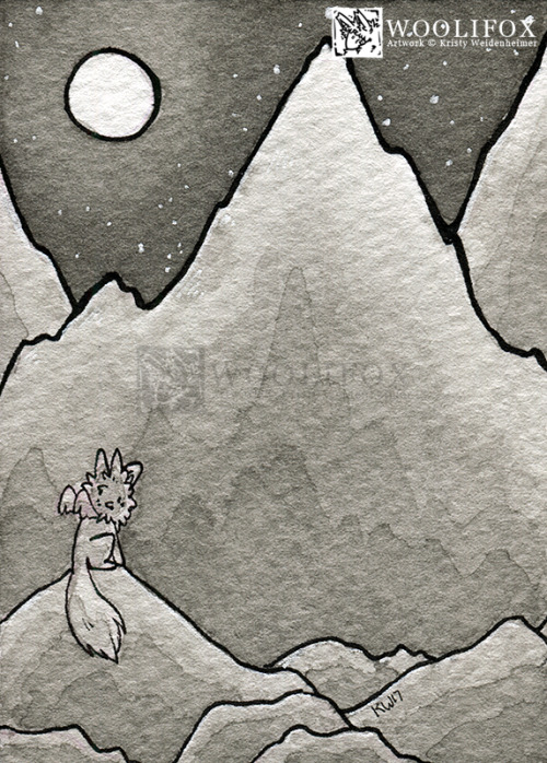 Inktober 2017 Day 27 “Climb”Art and Wyspling species belong to myself, Woolifox.