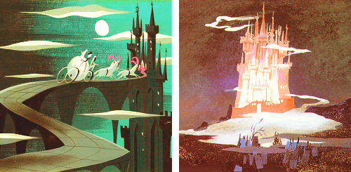 thedisneyprincess:Concept Art by Mary Blair