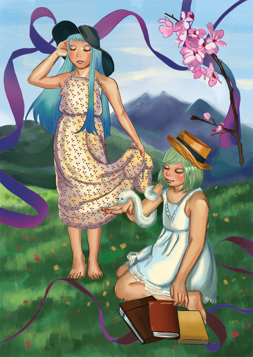 Full version of my piece for @witchhatatelierzine , zine is still available for free downloads 