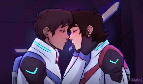 kaiayame:  reached into my folder of old klance wips &amp; decided to finish this, because what was 