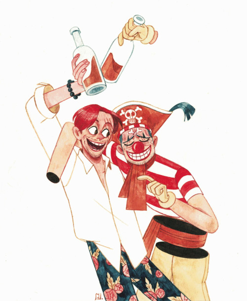 Shanks and Buggy for an AT with my sister, haha! Because Buggy is, of course, the very best.commissi