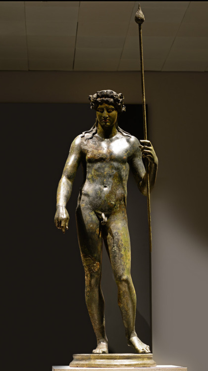 rometheeternal:Dionysus. Bronze. 117—138 CE. Rome, Roman National Museum, Palazzo Massimo alle