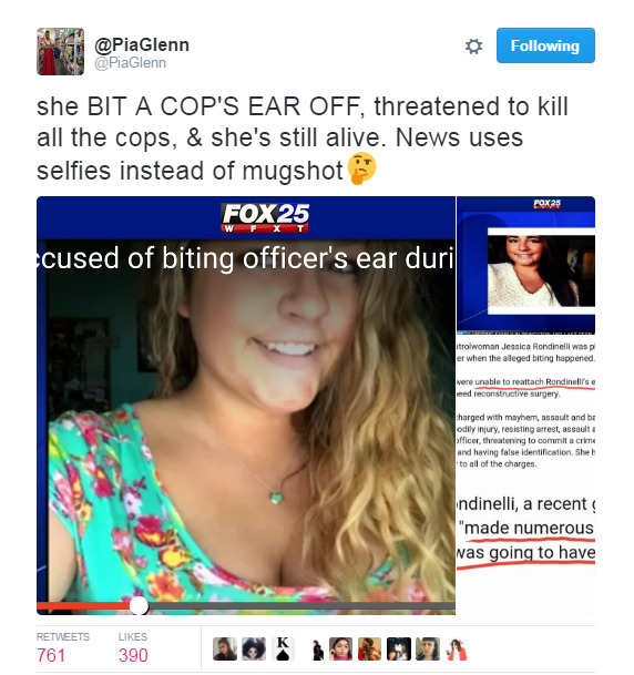 ahndaodiu:  4mysquad:    Privilege runs deep…    White girls eating cops and they