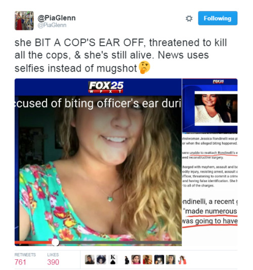ahndaodiu:  4mysquad:    Privilege runs deep…    White girls eating cops and they still didn’t beat ha ass just a lil?! 