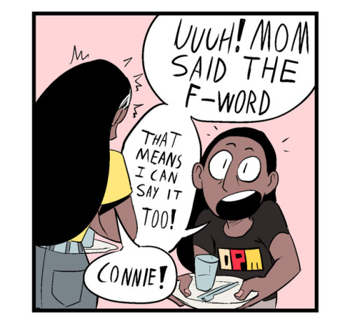 mimicteixeira:to celebrate the end of the hiatus I PRESENT… MY MAGNUM OPUS, Connie says the F