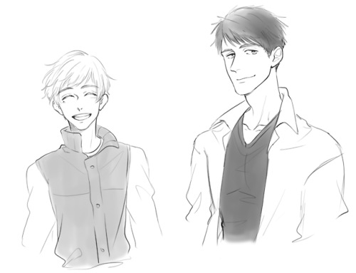yofriesenburg: Some Soutori practice I read a fic that I thought was supposed to be a Soutori fic bu