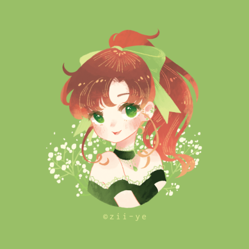 my 4 favorite sailor scouts will be sold as charms soon on my store @ zii-ye.com!